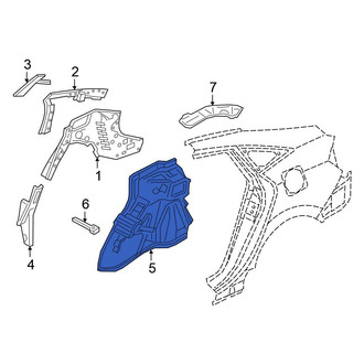 Honda OE - Rear Right Inner Wheel Housing Side Panel