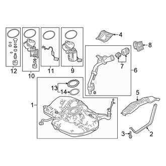 Honda OE - Fuel System Components (Japan Built)