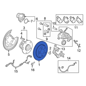 Honda OE - Rear Disc Brake Rotor