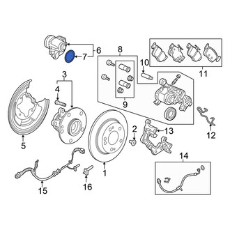 Honda OE - Parking Brake Actuator O-Ring
