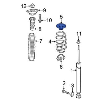Honda OE - Rear Upper Coil Spring Insulator