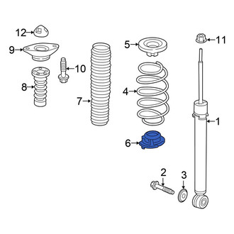 Honda OE - Rear Lower Coil Spring Insulator