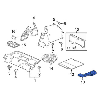 Honda OE - Rear Spare Tire Compartment Cover