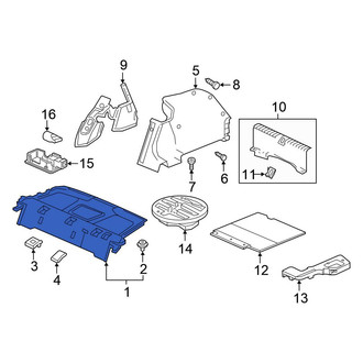 Honda OE - Rear Package Tray Trim