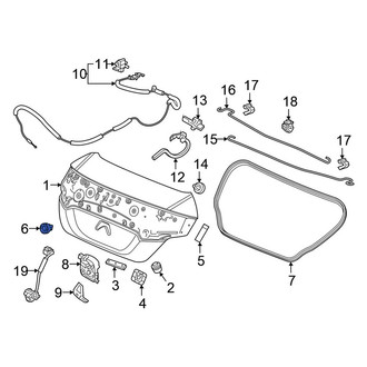 Honda OE - Deck Lid Grommet