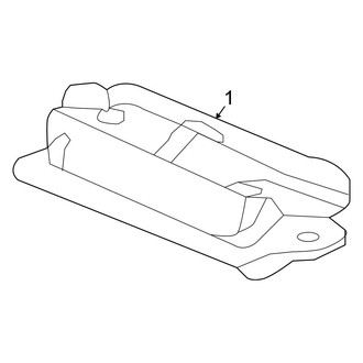 Honda OE - Rear Lamps - License Lamps (EX / EX-L / EX-T / LX / Touring Sedan)