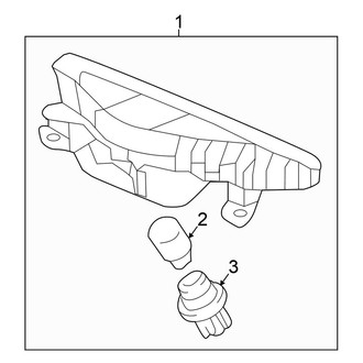 Honda OE - Rear Lamps - High Mounted Stop Lamp (Touring Sedan)