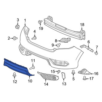 Honda OE - Rear Valance Panel