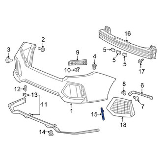 Honda OE - Rear Left Reflector Panel