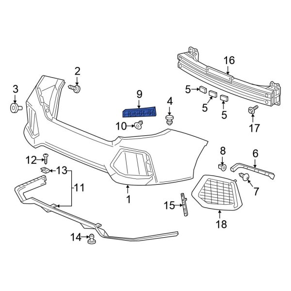 Bumper Cover Bracket