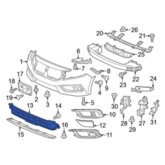 Honda OE - Front Lower Grille