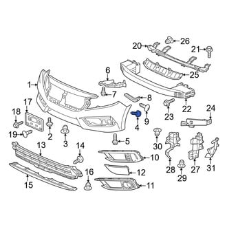Honda OE - Bumper Cover Screw
