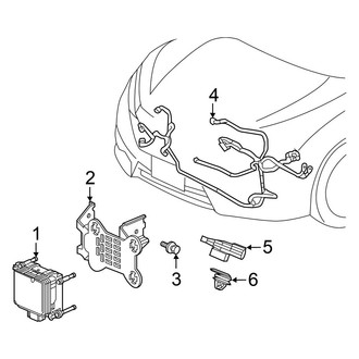 Honda OE - Front Bumper & Grille - Electrical Components