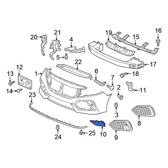 Honda OE - Rear Tow Eye Cap