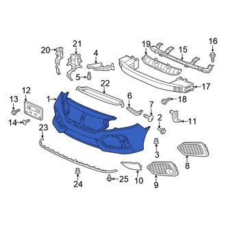 Honda OE - Front Bumper Cover