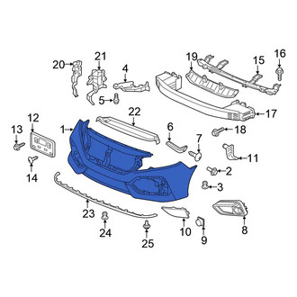 Honda OE - Front Bumper Cover
