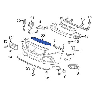 Honda OE - Front Radiator Support Splash Shield
