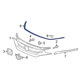 Honda OE - Front Hood Seal