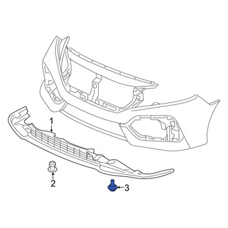 Honda OE - Bumper Cover Bolt