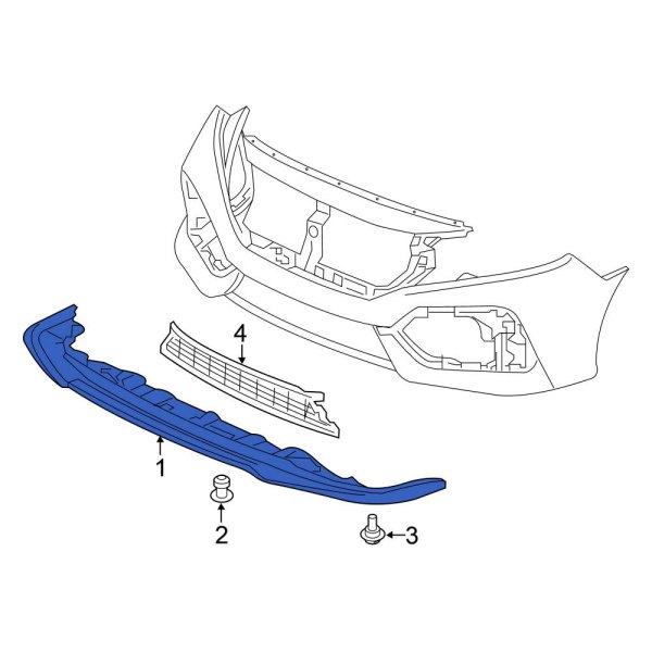 Honda Oe tgga50 Front Lower Grille