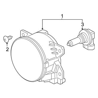Honda OE - Front Lamps - Fog Lamps (Hatchback 1.5L)