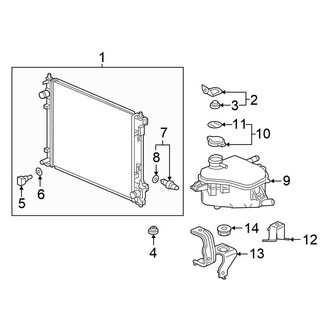 Honda OE - Cooling - Radiator & Components (Hatchback 1.5L)