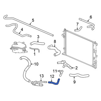 Honda OE - Upper Radiator Coolant Hose