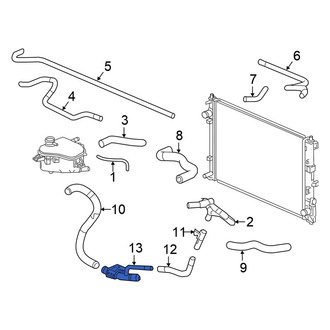 Honda OE - Lower Engine Coolant Pipe