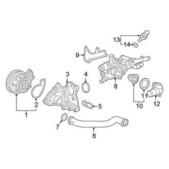 Honda OE - Cooling - Water Pump (Hatchback 1.5L)