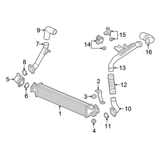 Honda OE - Cooling - Intercooler (Hatchback 1.5L)