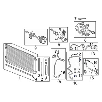 Honda OE - A/C Refrigerant Line O-Ring