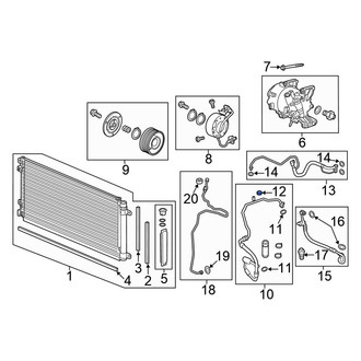 Honda OE - A/C Service Valve Cap