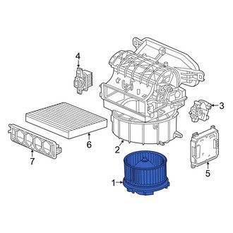 Honda OE - HVAC Blower Motor Assembly