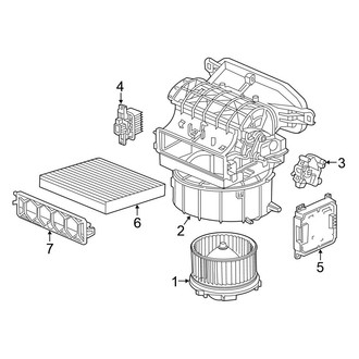 Honda OE - Air Conditioner & Heater - Blower Motor & Fan (Hatchback 1.5L)