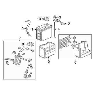 Honda OE - Electrical - Battery (Hatchback 1.5L)