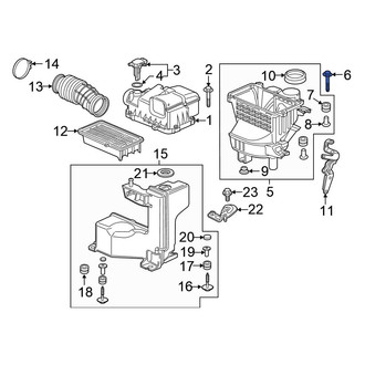 Honda OE - Lower Air Filter Housing Bolt