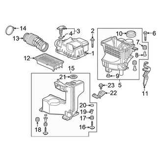 Honda OE - Engine / Transaxle - Air Intake (Hatchback 1.5L)