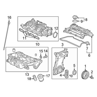 Honda OE - Engine / Transaxle - Engine Parts (Hatchback 1.5L)