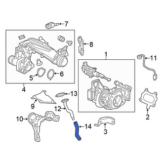 Honda OE - Turbocharger Oil Line