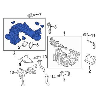 Honda OE - Turbocharger Adapter