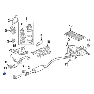 Honda OE - Center Exhaust Muffler Gasket
