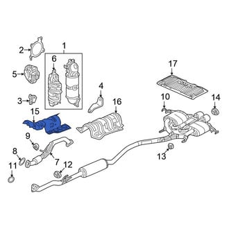 Honda OE - Front Floor Pan Heat Shield