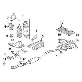 Honda OE - Exhaust System - Exhaust Components