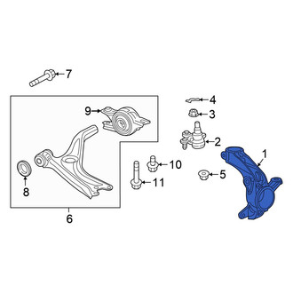Honda OE - Left Steering Knuckle
