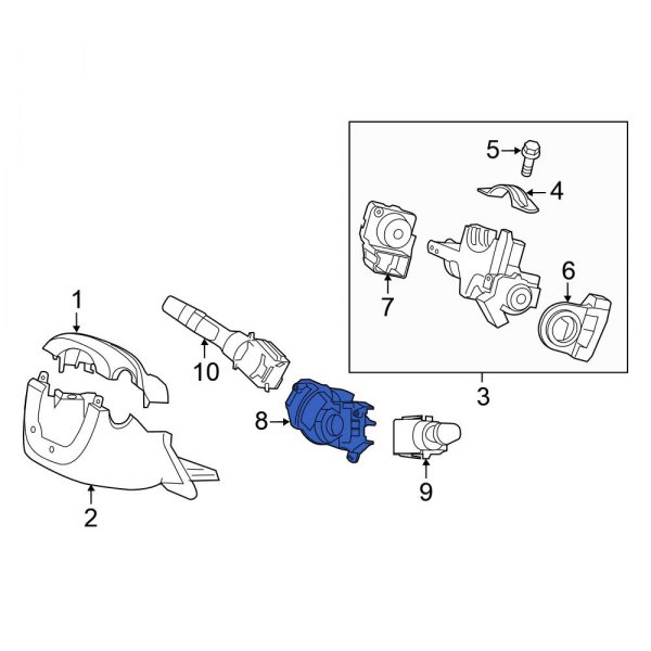 Steering Column Switch Housing