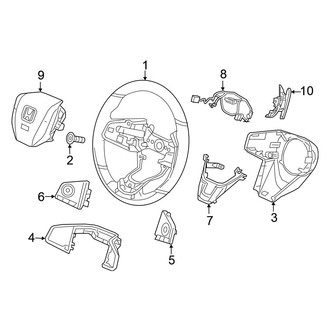 Honda OE - Steering Wheel & Trim (Hatchback 1.5L)