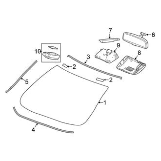 Honda OE - Windshield - Glass (Hatchback 1.5L)