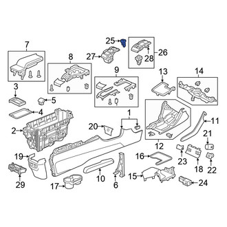 Honda OE - Electronic Parking Brake Control Switch