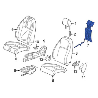 Honda OE - Front Right Upper Seat Heater Pad