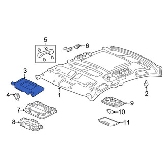 Honda OE - Left Sun Visor